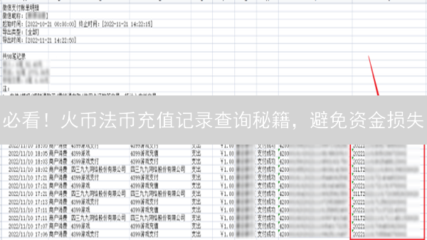 必看！火币法币充值记录查询秘籍，避免资金损失