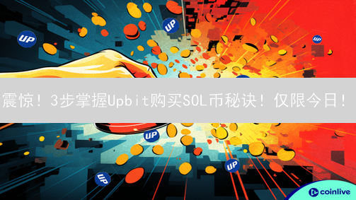 震惊！3步掌握Upbit购买SOL币秘诀！仅限今日！